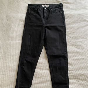 Topshop | Black High Rise Jamie Jeans